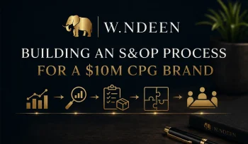 How to build an S&OP process for a CPG brand with demand, supply, finance, and executive planning
