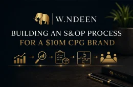 How to build an S&OP process for a CPG brand with demand, supply, finance, and executive planning